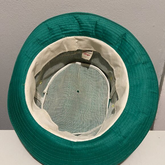 NEW Vintage 1989 Laid Back Golfer's Association Survival Bucket Hat Green Large - Picture 8 of 9